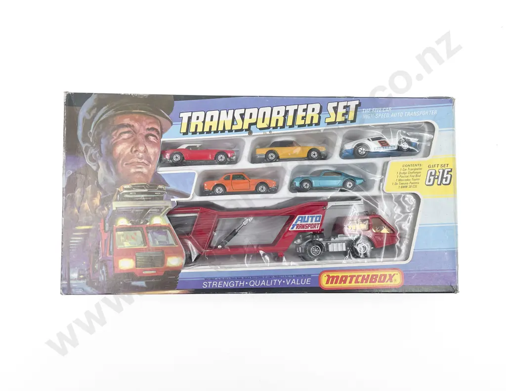 Matchbox C1975 Boxed Gift Set G-15 Transporter Set Image 1++