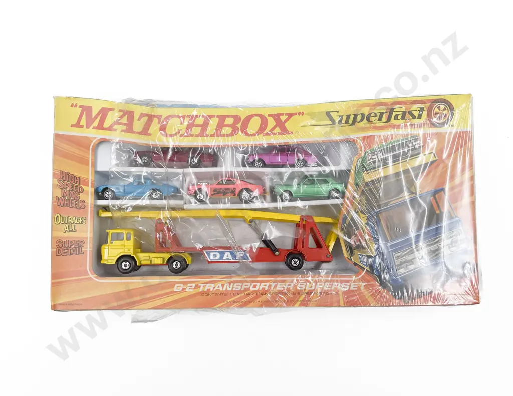 Matchbox C1970 Boxed Superfast Gift Set G-2 Transporter Superset Image 1++