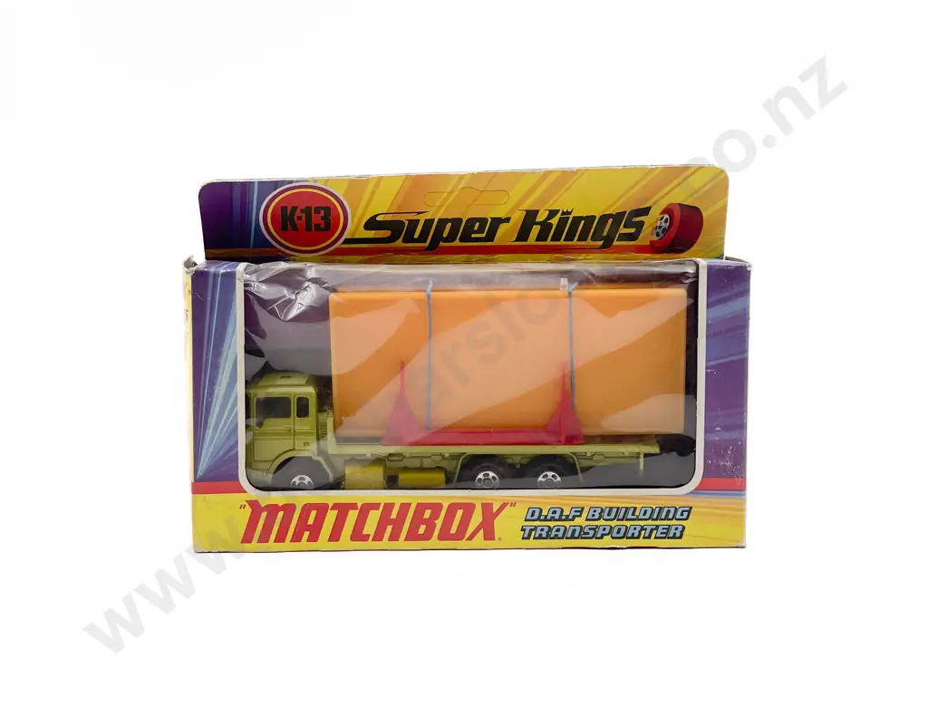 Matchbox Boxed Super Kings K-13 DAF Building Transporter Image 1++