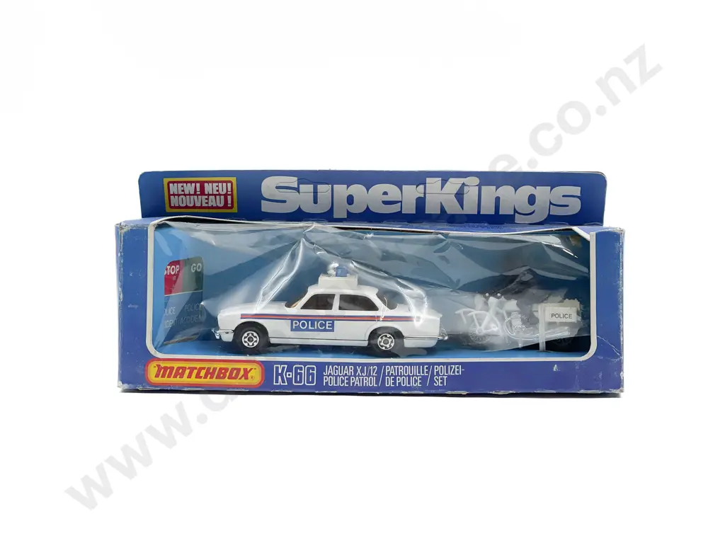 Matchbox Boxed Super Kings K-66 Jaguar XJ/12 Police Patrol Image 1++