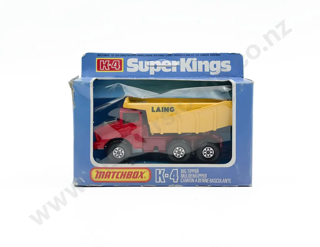 Matchbox Boxed Super Kings K-4 Big Tipper Image 1++