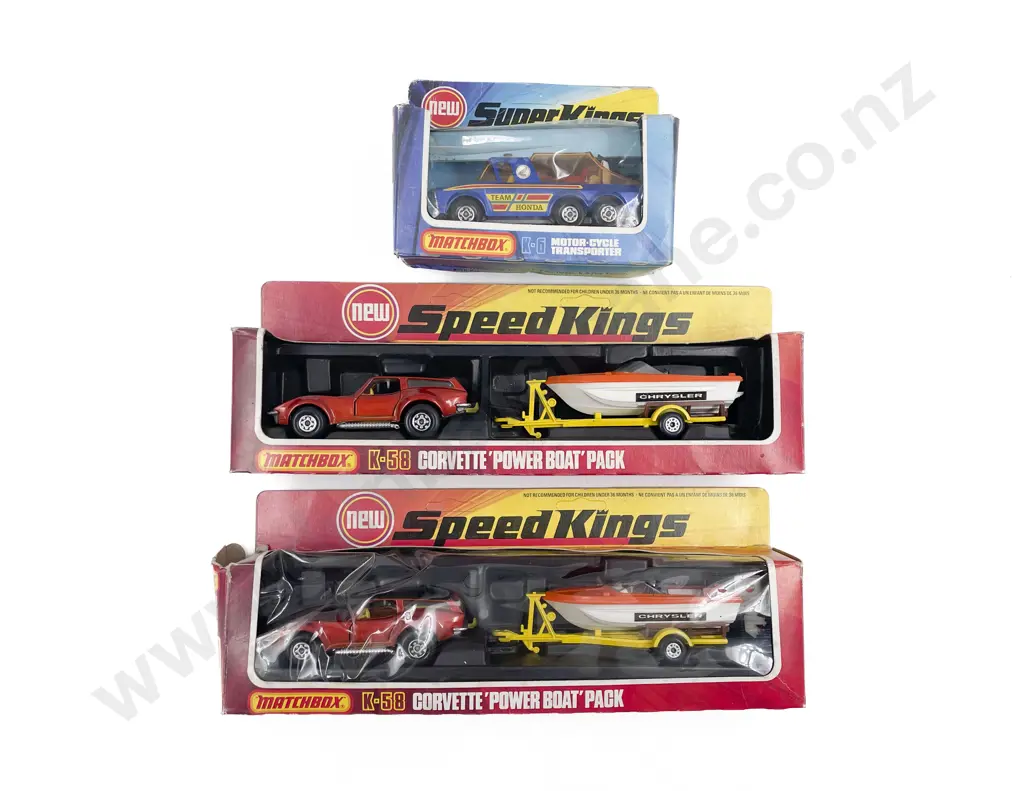 Matchbox Boxed Speed Kings K-58 x2 and Super Kings K-6 Image 1++