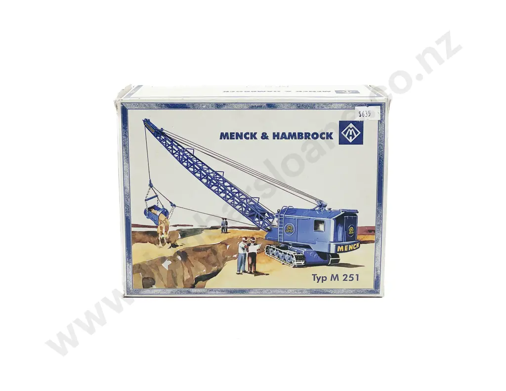 Boxed As New NZG No. 470 Menck & Hambrock 1:50 Typ M 251 Crane Image 1++