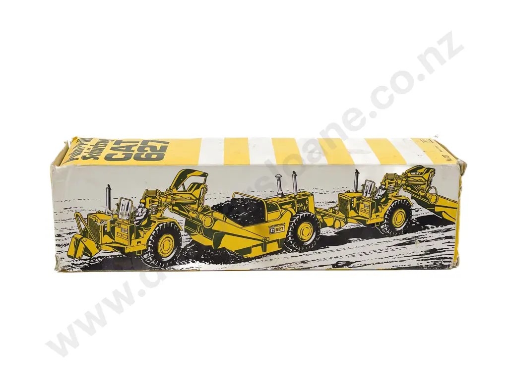 Boxed As New NZG No127 Caterpillar Push-Pull Schurfzug CAT627 Image 1++