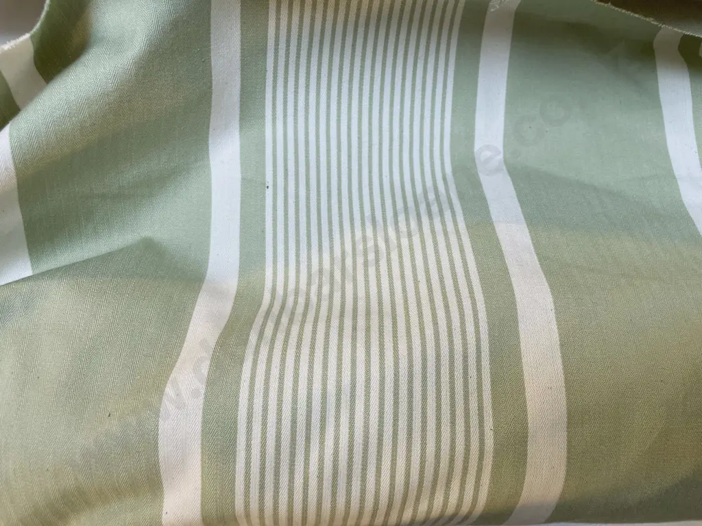 Unique Runway Modern Ticking Celadon Colourway Image 1++
