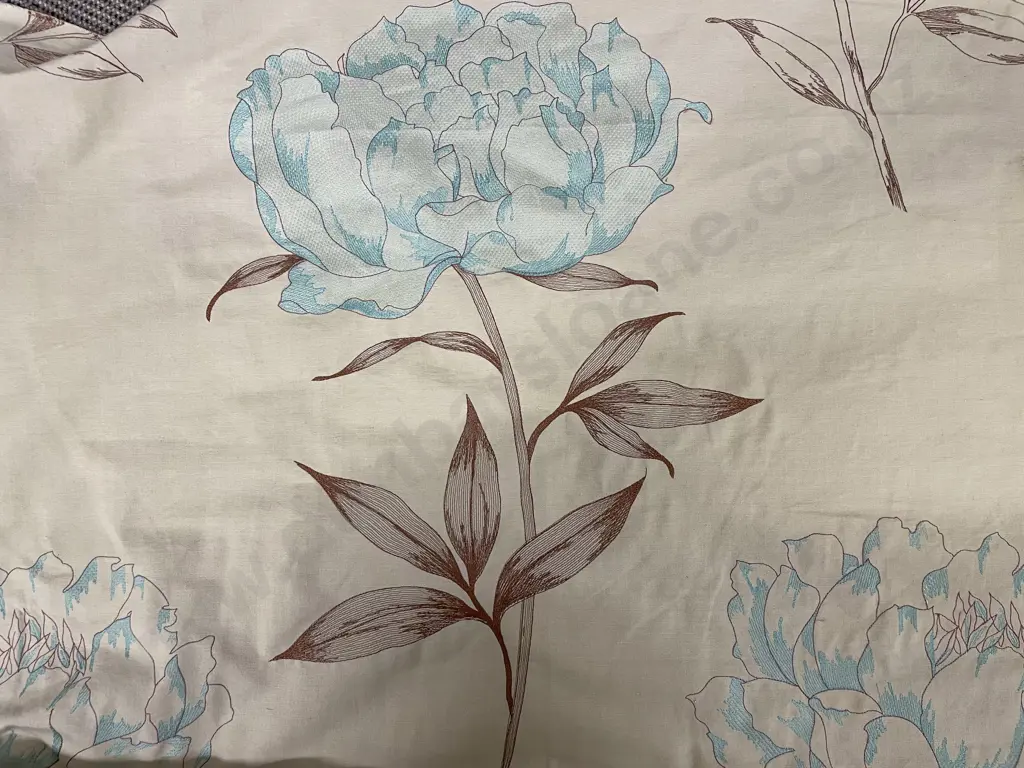 French Echelon Fabrics Bellisimo Turquoise Colourway Image 1++