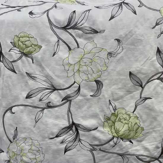 French Echelon Fabrics Bellisimo Lime Colourway