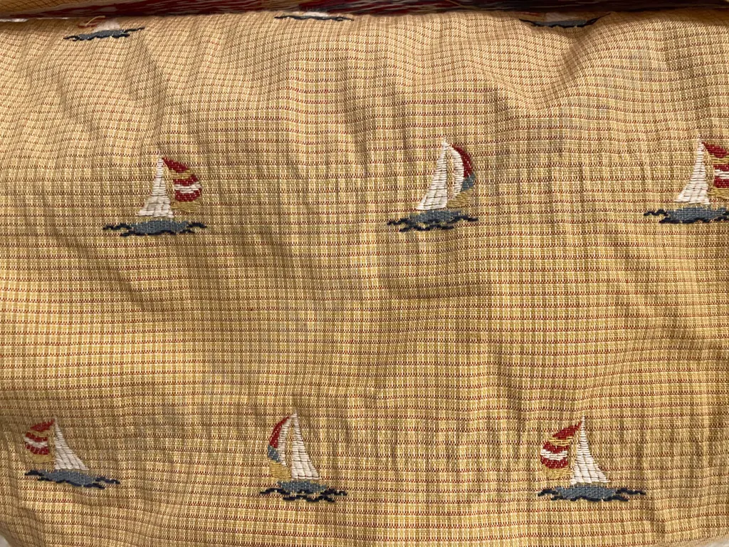 Ship Ahoy Yellow with Embroidery Image 1++