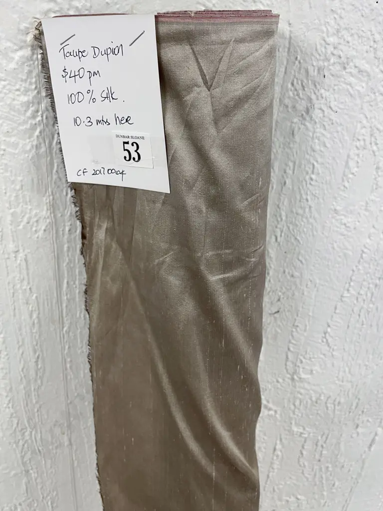 Taupe Dupion Image 1++