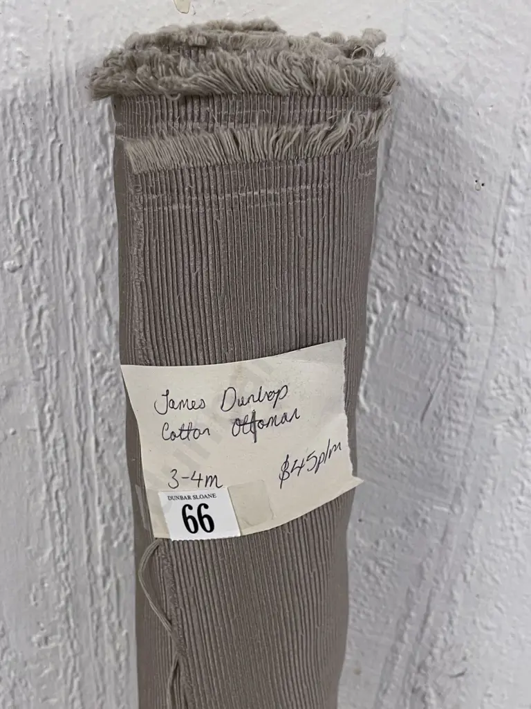 Roll of Material - James Dunlop Cotton Ottoman Image 1++