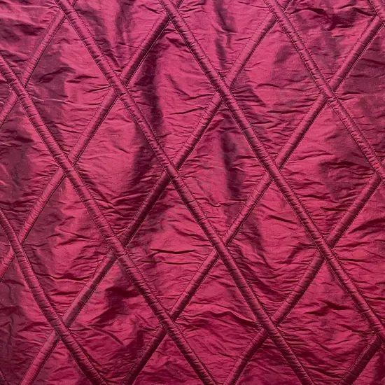 Ajmer Quilted Silk "Ruby"