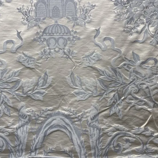 Blue Ice Damask