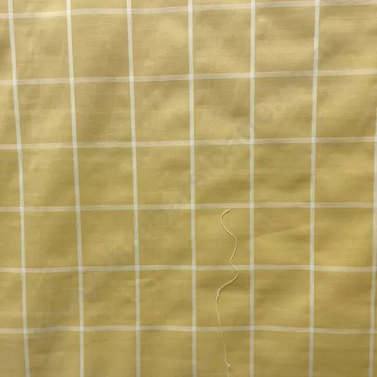 Yellow & White Check