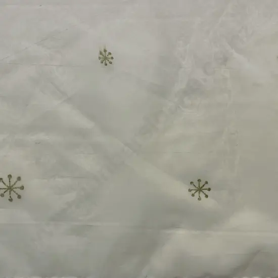 Yellow Snowflake Sheer