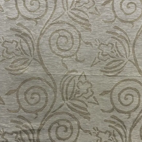 Roll of Material - Beige Ottoman Swirls