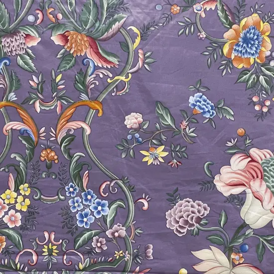 Purple Floral Chintz