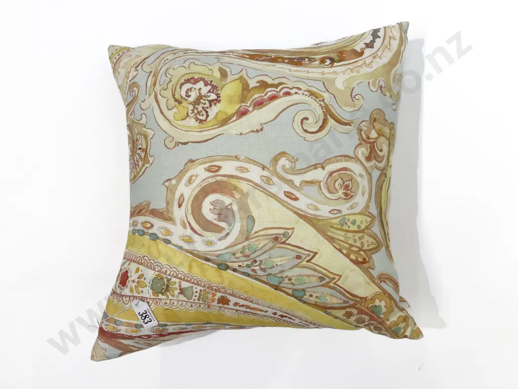 Printed Linen Cushion Image 1++