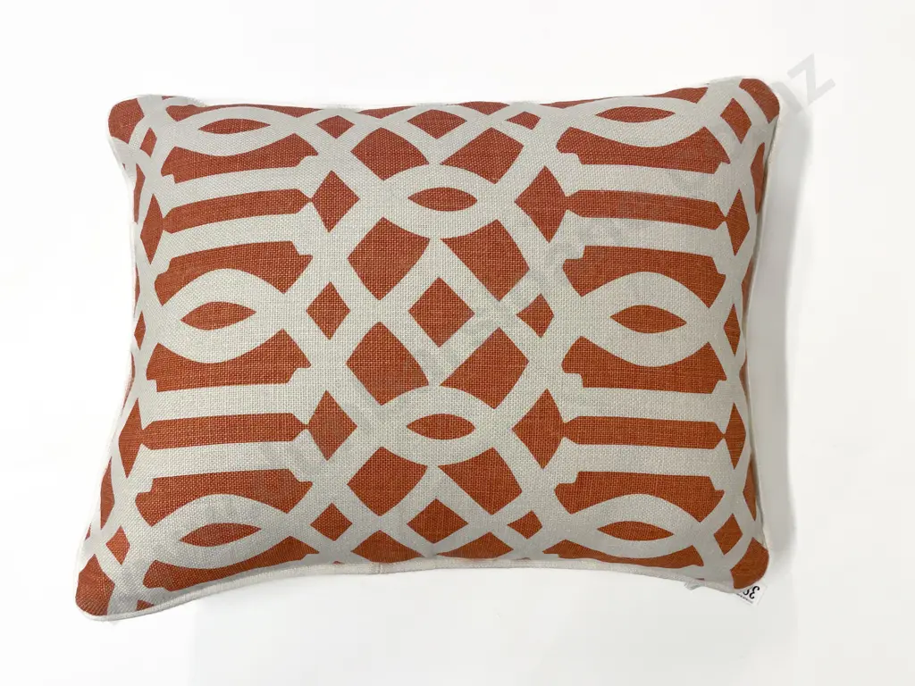 Orangerie Trellis Linen Cushion Image 1++