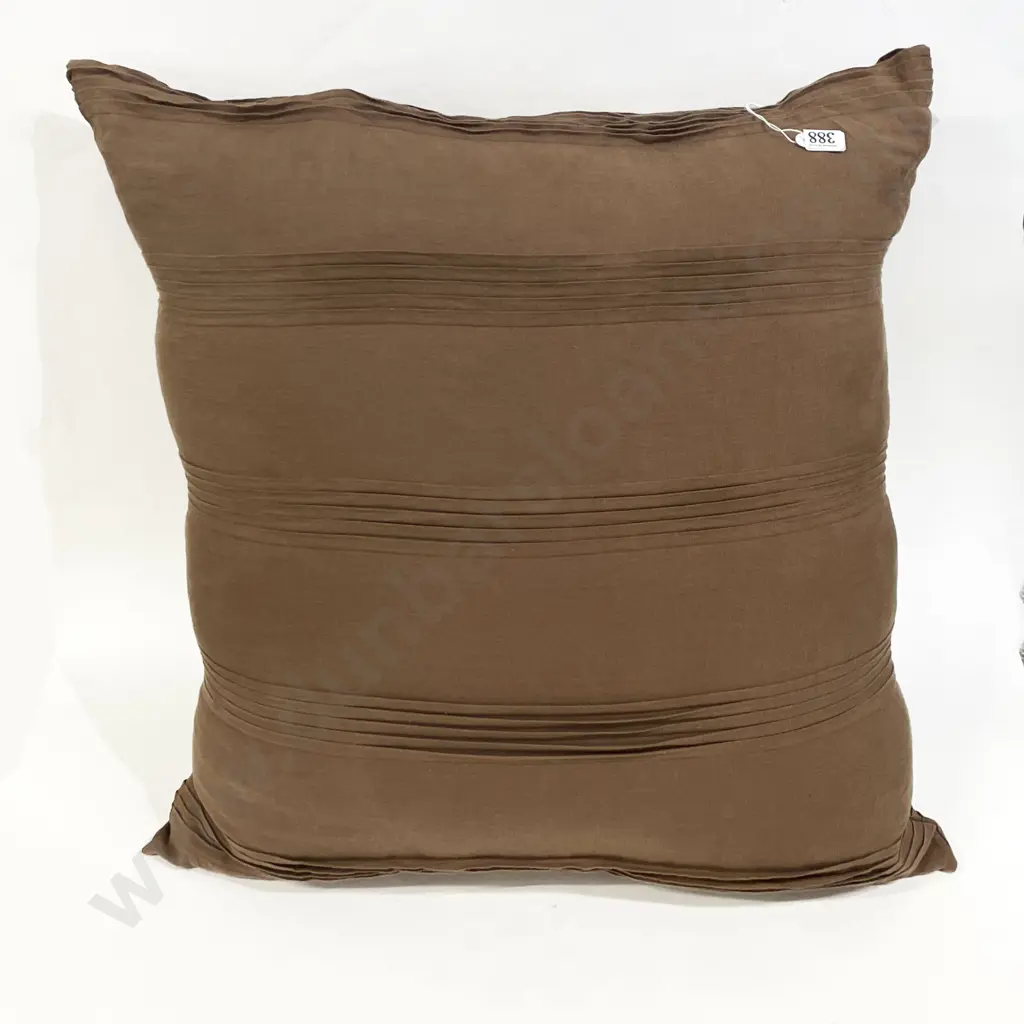 Pintucked Linen Cushion Image 1++