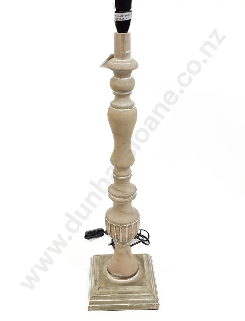 Natural Painted Composition Column Lamp Base Image 1++