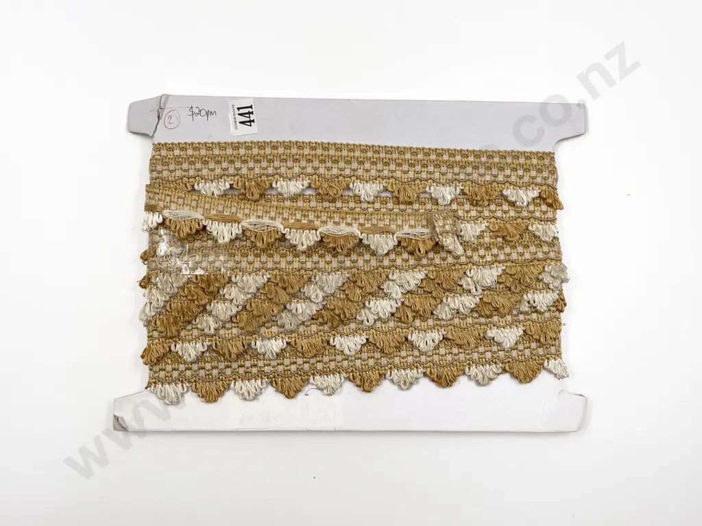 Remainder Length Gold and Ivory Braid Image 1++
