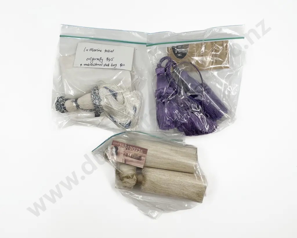Five Various Large Tassels Image 1++