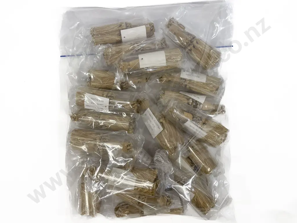 As New Twenty Small Gold Tassels Image 1++