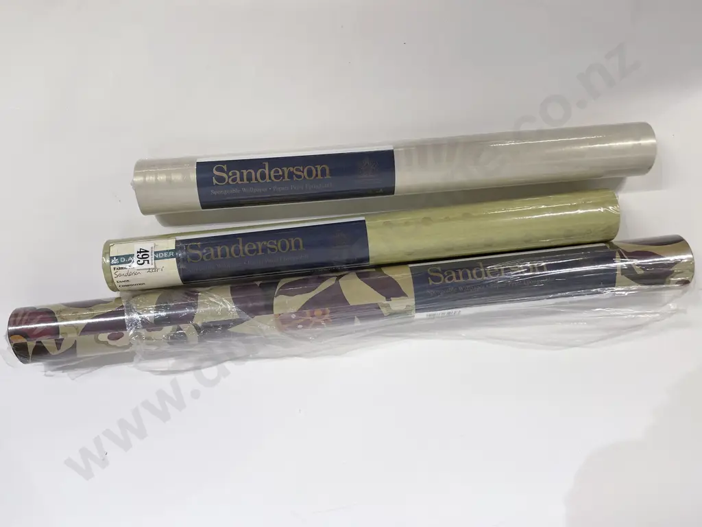 Three Various Sanderson Wallpaper Rolls Image 1++