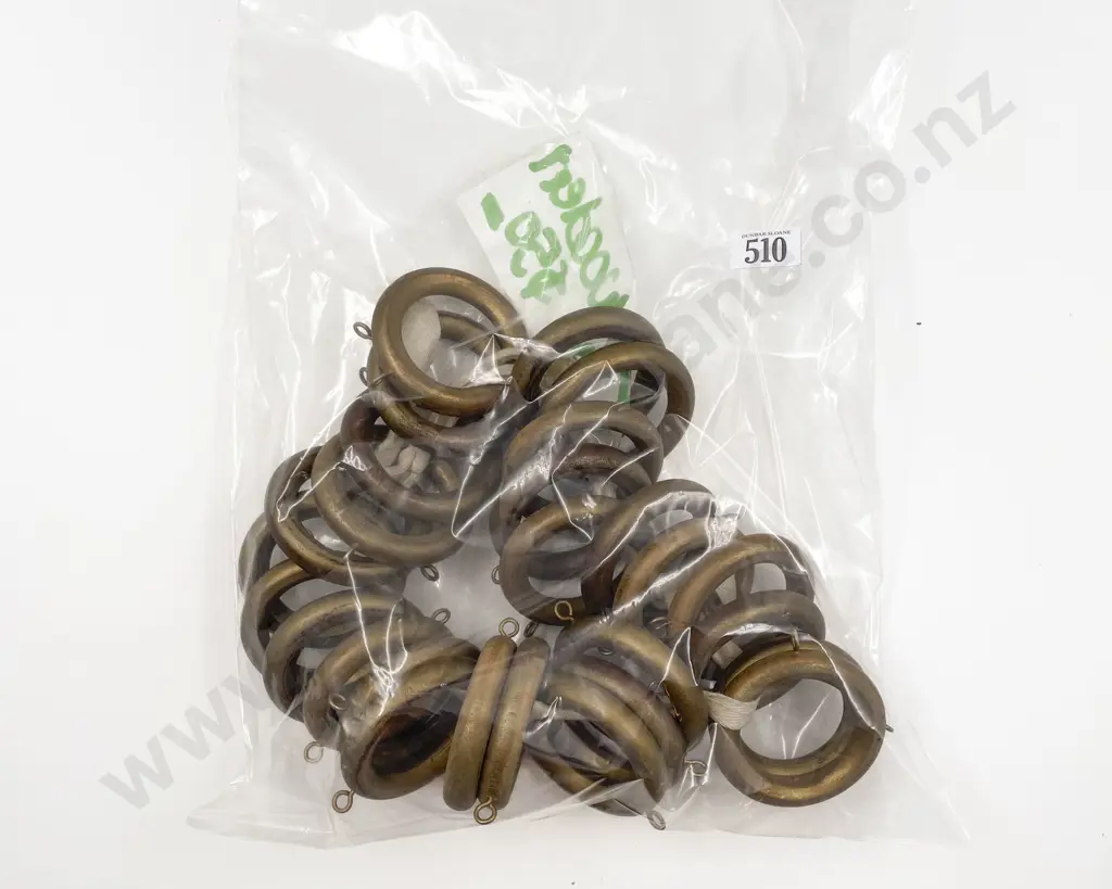 Quantity Victorian Type Wooden Curtain Rings Image 1++