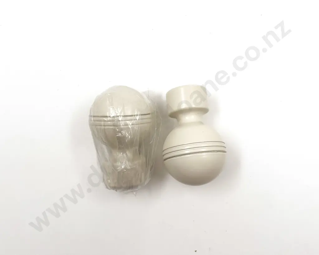Pair of Metal Ball Rod Finials Image 1++