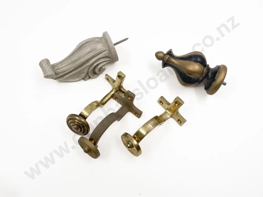 Various Rod Finials and Brackets Image 1++