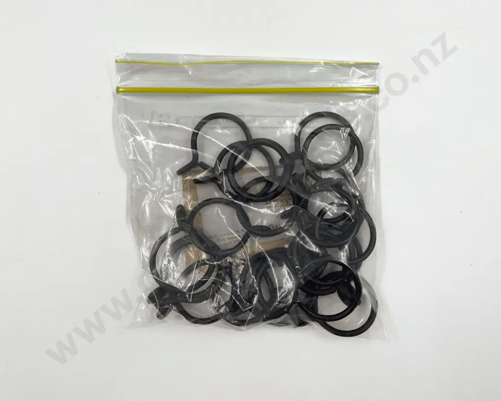 Medium Black Metal Curtain Rings Image 1++