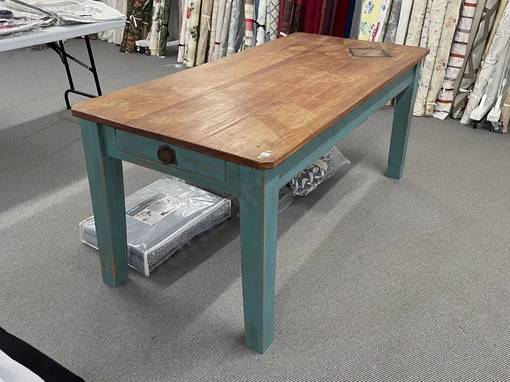 French Style Country Farm House Kitchen Work Table Image 1++