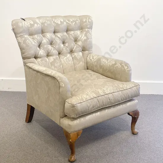 C1930's Deep Buttoned Armchair