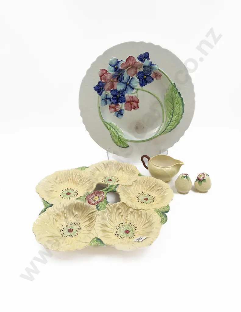 Two Carlton Ware Platters with Jug and S/P Shakers Image 1++