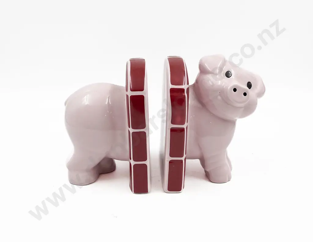 Carlton Ware Pig Book Stop Image 1++