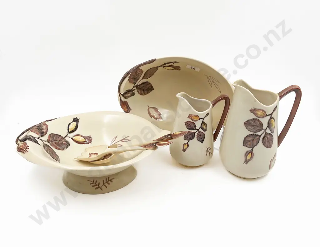 Quantity of Assorted Carlton Ware Including Leaf Decorated Jugs Image 1++
