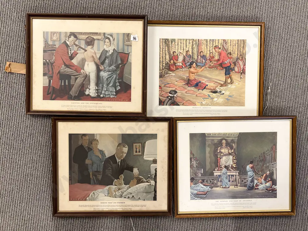 Twelve Assorted Vintage Medical Themed Prints Image 1++