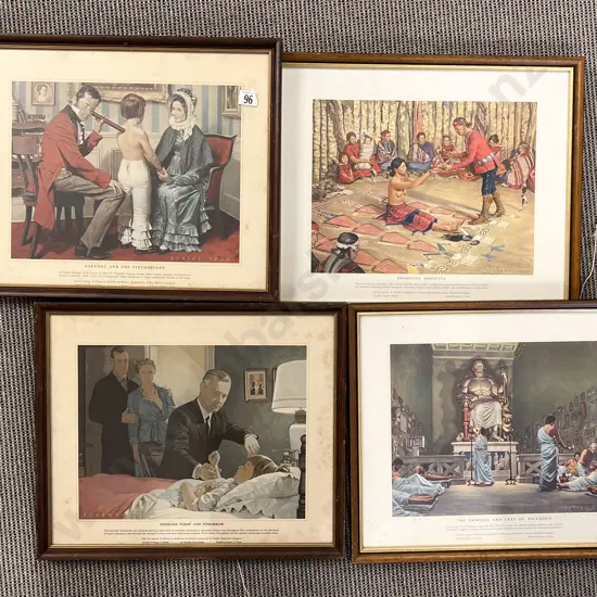 Twelve Assorted Vintage Medical Themed Prints