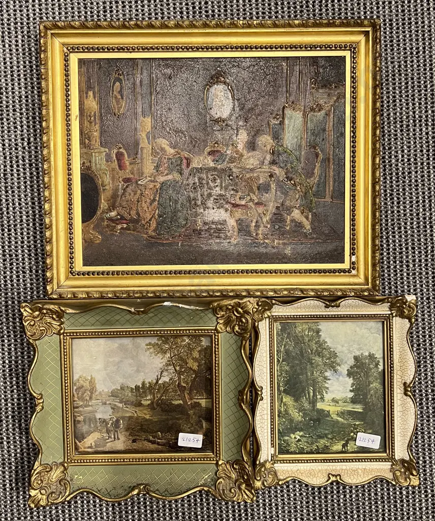 Three Assorted Framed Works Image 1++