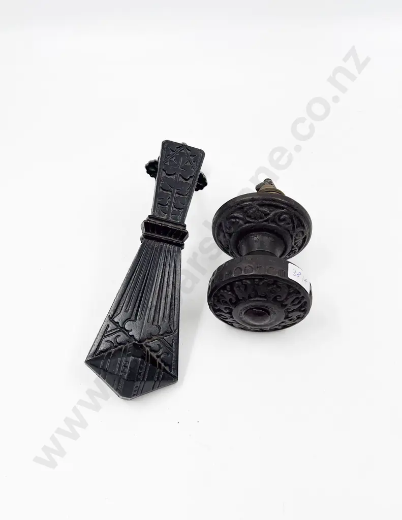 Vintage Door Knocker and Handle Image 1++
