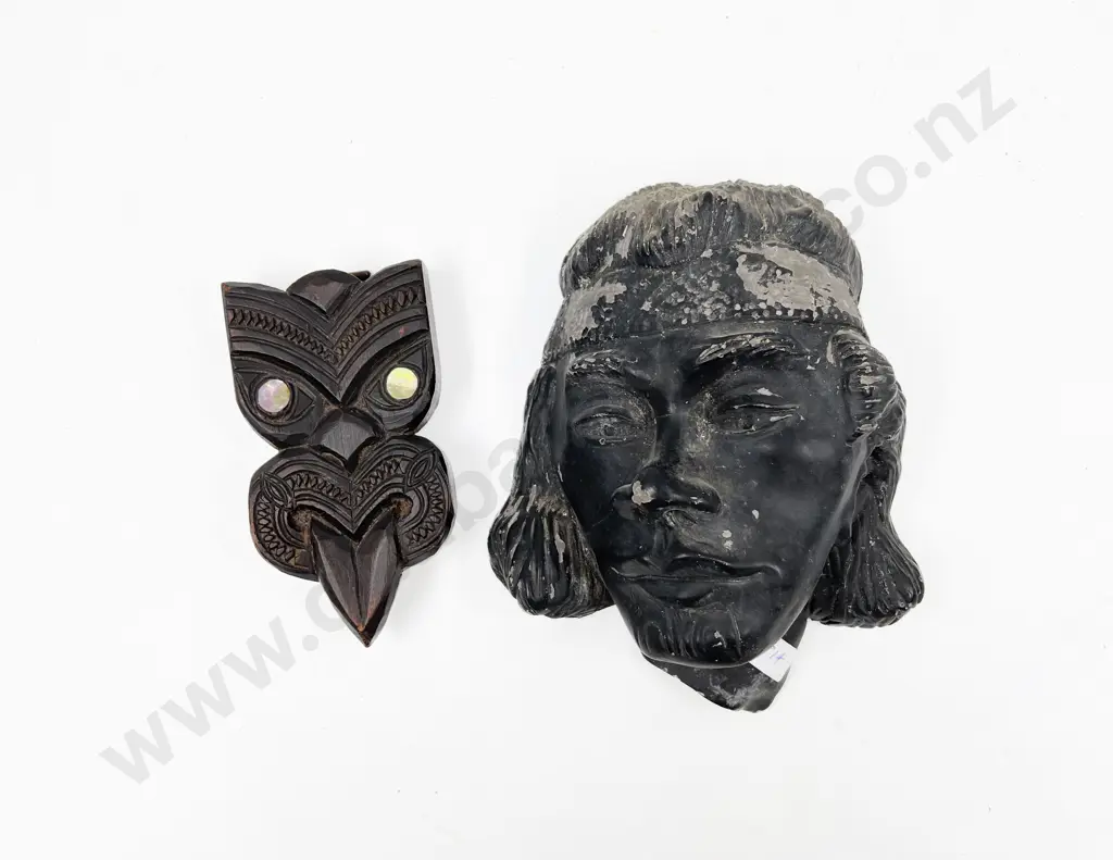 Wheku Head Door Knocker with Bust of Maori Women Image 1++