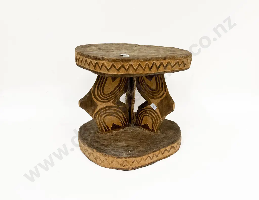 East Sepik River PNG Stool Image 1++