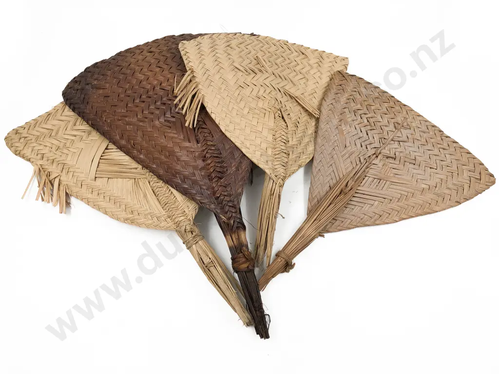 Nine PNG Hand Fans With Decorative Dog Tooth Necklace Image 1++