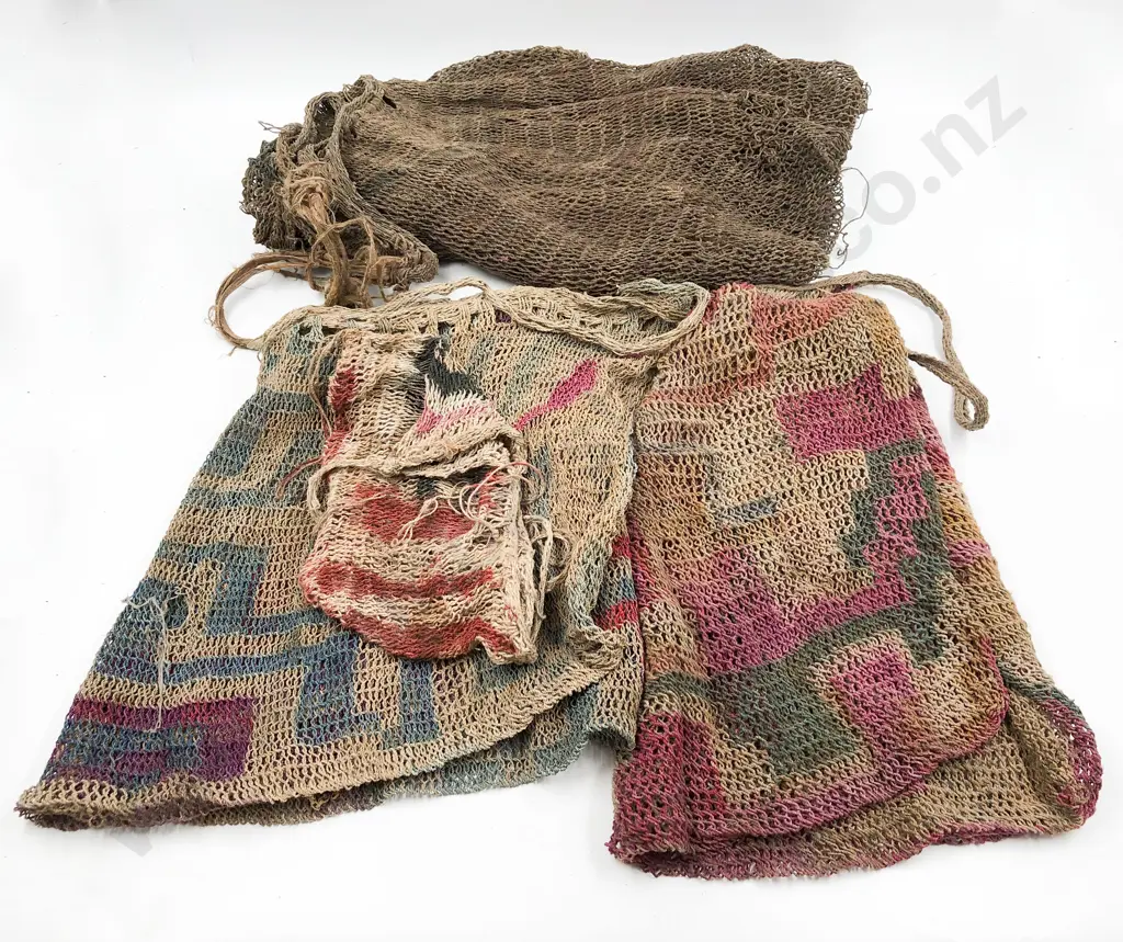 Quantity Of Assorted Papua New Guinean Bilum Bags Image 1++