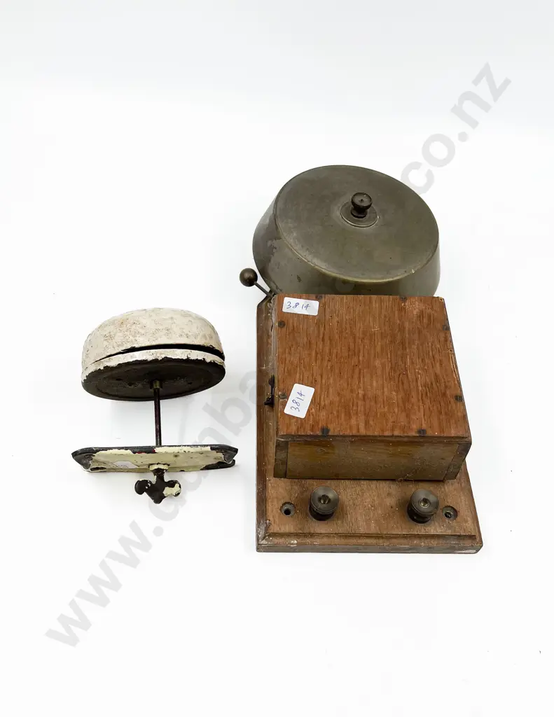 Vintage School Bell with Other Image 1++