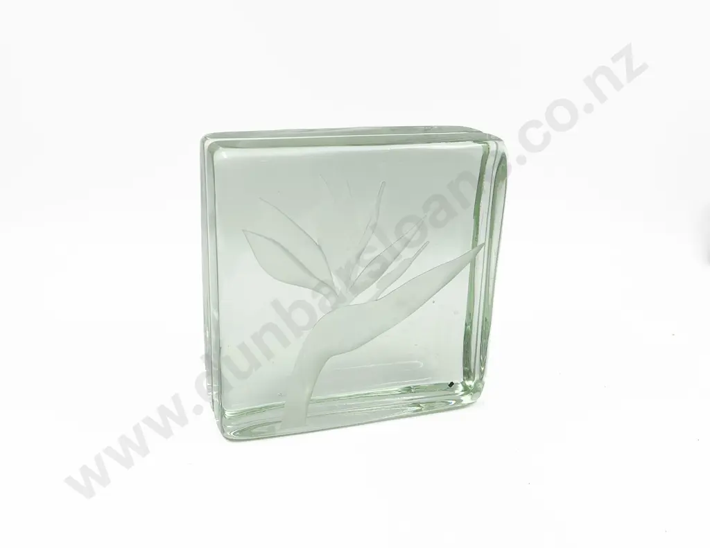 Debra F. Rabb "Bird of Paradise" Glass Ornament Image 1++