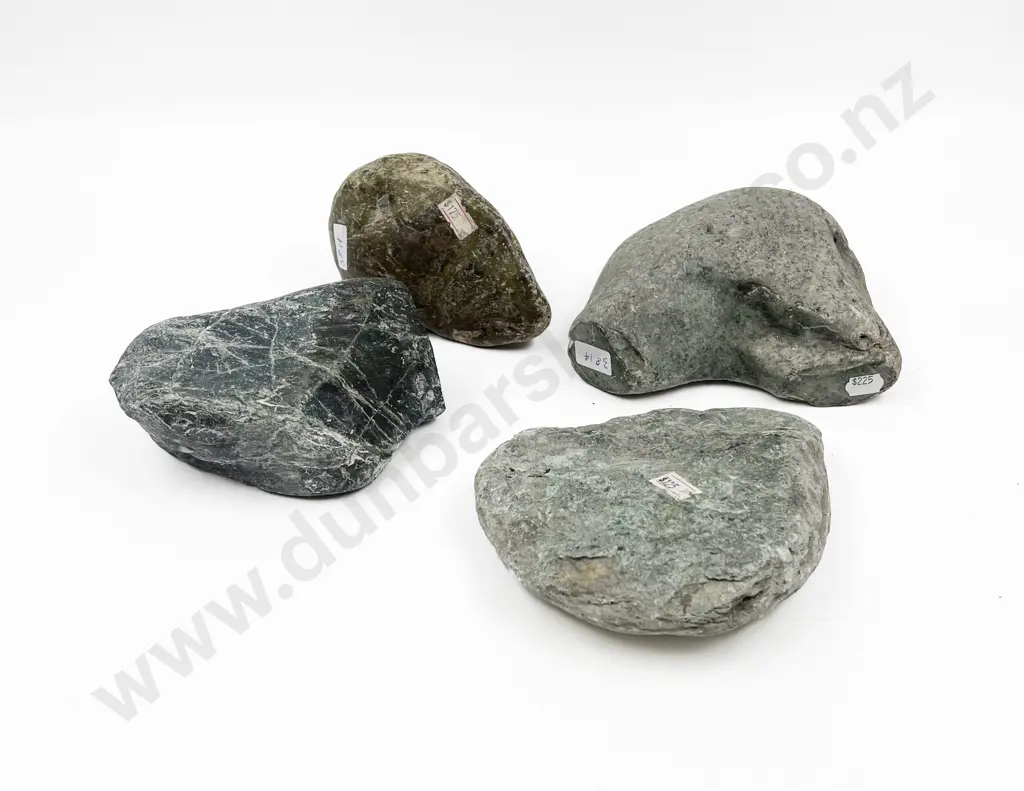 Four Pieces of Assorted Greenstone Image 1++