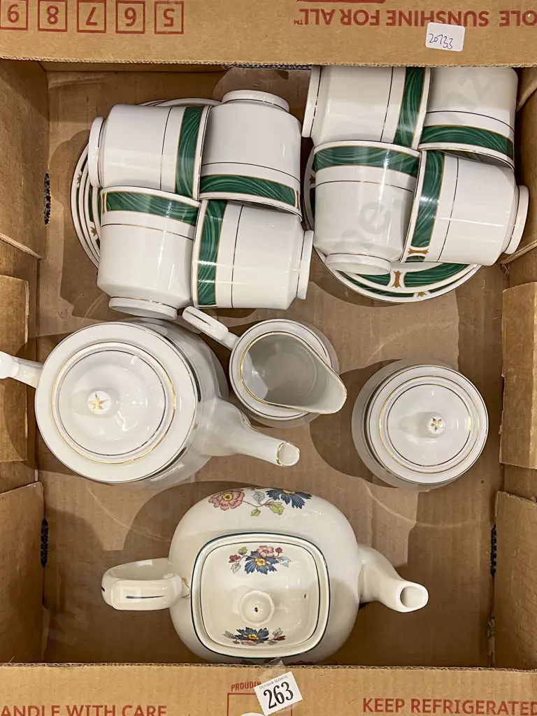 Box of Assorted Fancy China Image 1++