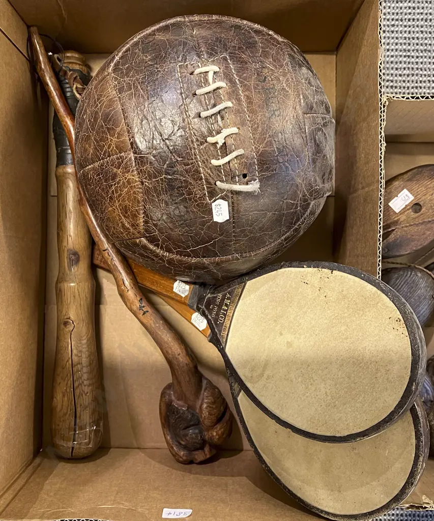 Box of Assorted Vintage Including Ping Pong Panels Image 1++